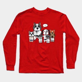 dog jitsu class pic Long Sleeve T-Shirt